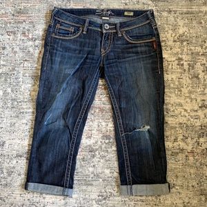 Silver Jeans Aiki capri size 27
